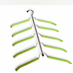 Green Multi-Tier Closet Hanger
